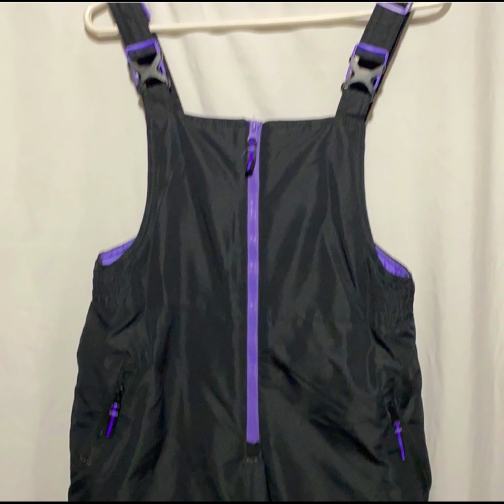 Kids Champion black bib snow pants xl 14-16